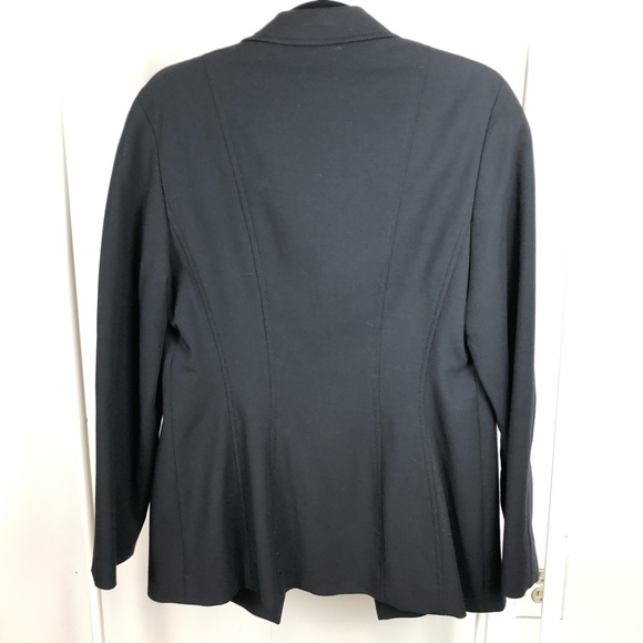Louis Feraud Black Blazer Size:F 42 (US10-12) - Picture 10 of 14
